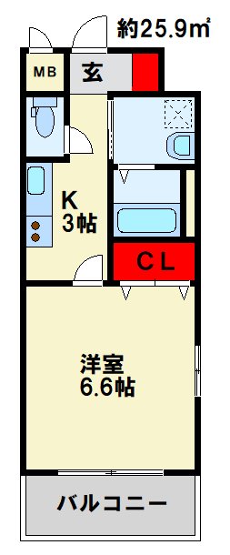 MDIミルファルコ下曽根駅前  間取り