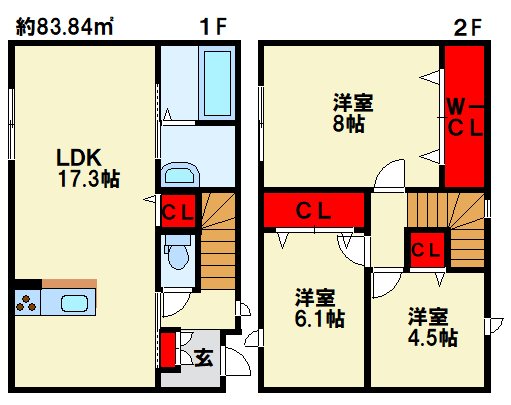 サンラプロ葛原本町 間取り