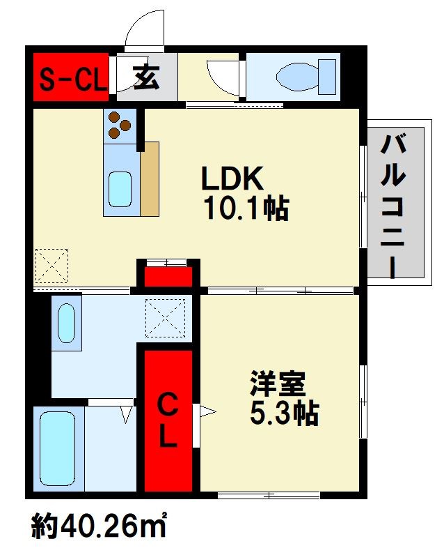 Moreplus砂津 間取り