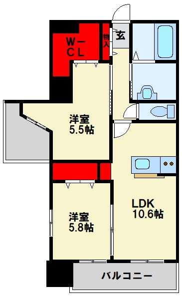 WIN黒崎 間取り