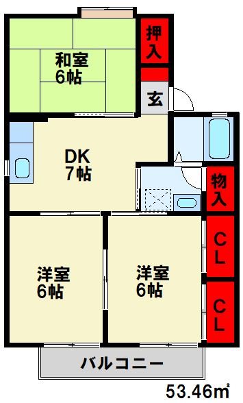 セジュール池田 間取り