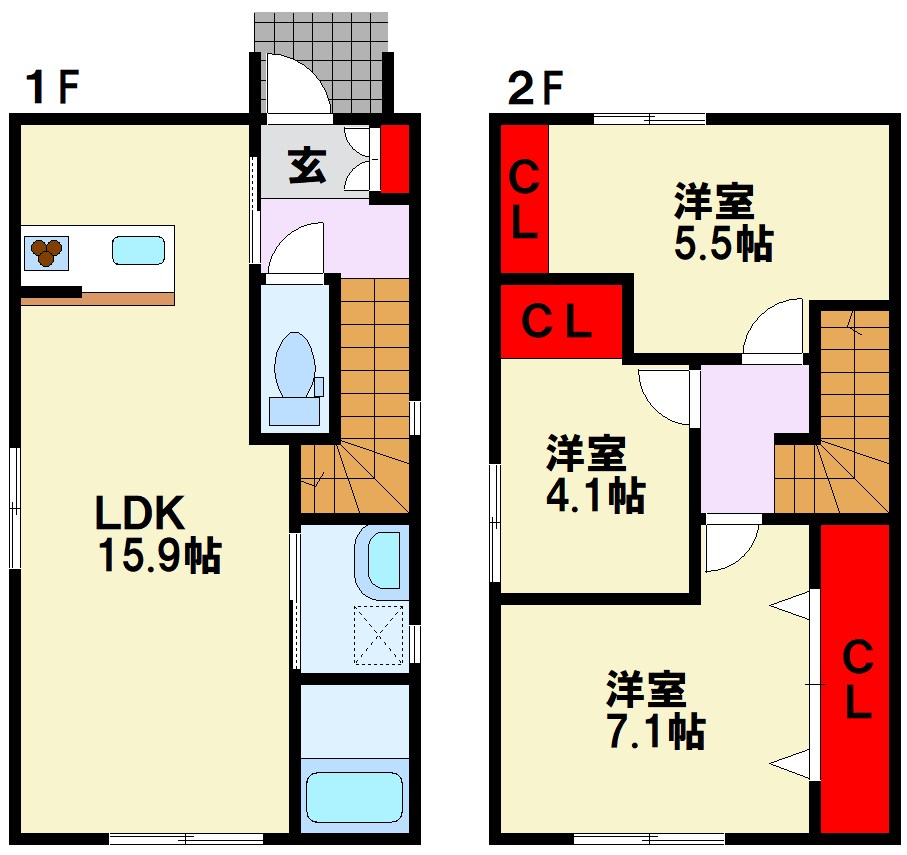 ONIPRO湯川 A棟 間取り