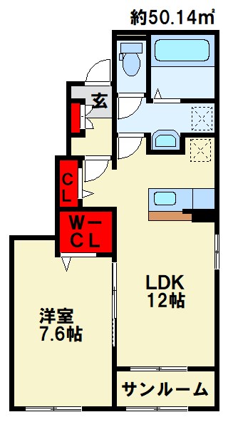 ロータス北泉１ 間取り