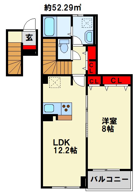 ヴィラルーチェ 　A棟 間取り