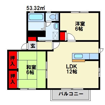ウィズレイヴォーンⅧ 間取り
