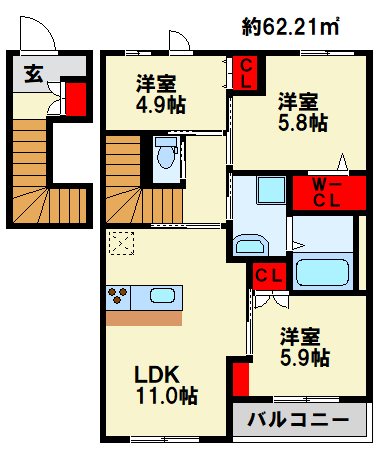 ルーチェ・エス 間取り