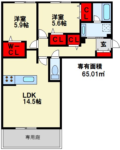 サンク  間取り