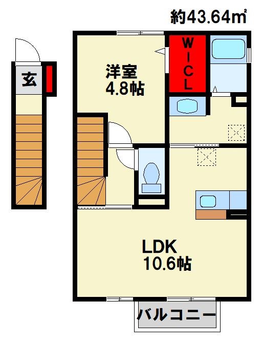 エスポワール　モモ 間取り