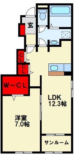 アミティエⅠ 間取り
