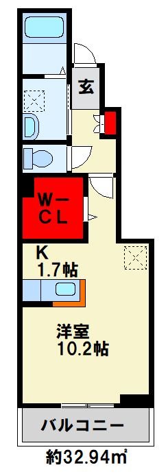 フレッシュリー　B棟 間取り