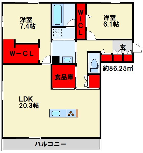 D-ROOM原町 間取り