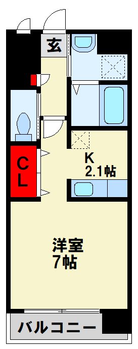 福岡県北九州市戸畑区中原東１丁目 間取り