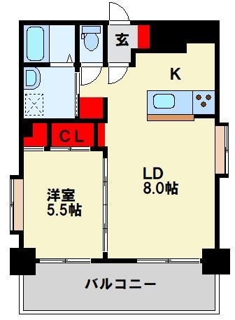 ヴィラコート戸畑元宮 間取り