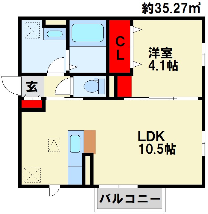 トレス若園館 間取り