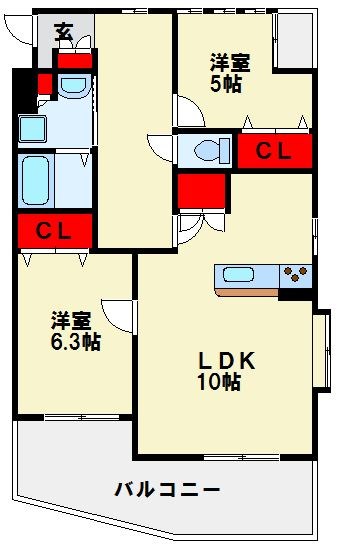 ウイング真鶴 間取り