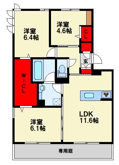 D-ROOM鷹の巣 間取り