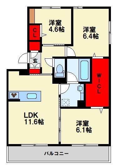 D-ROOM鷹の巣 間取り