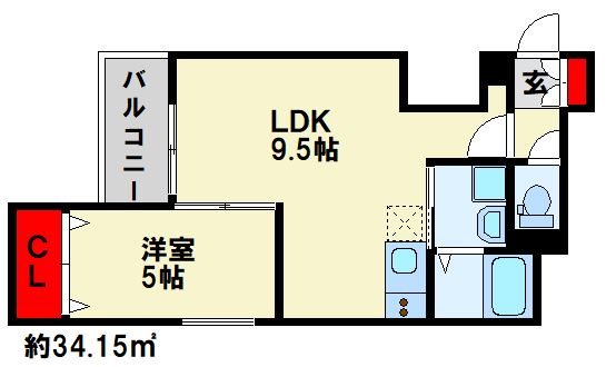 Crecia北方 間取り