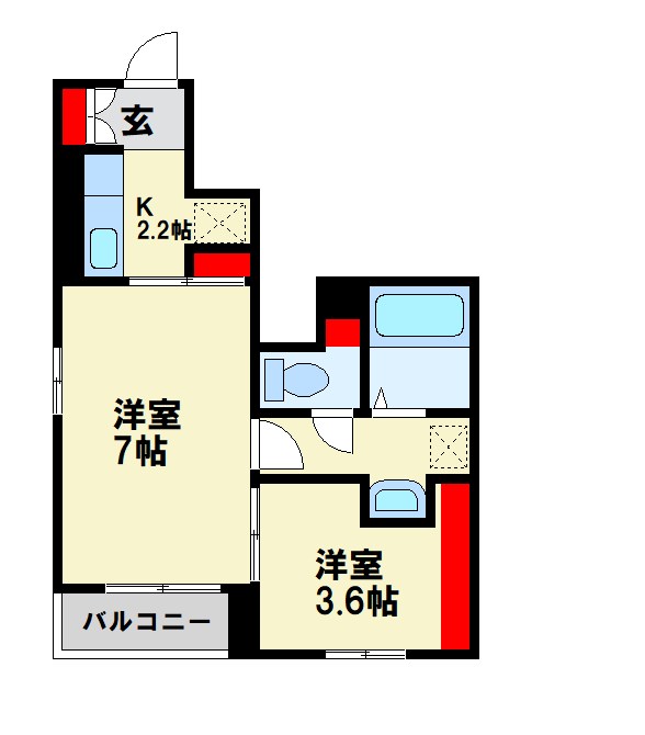 エスポワール A棟  間取り
