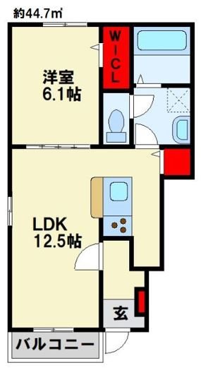 プロムナード北泉 間取り