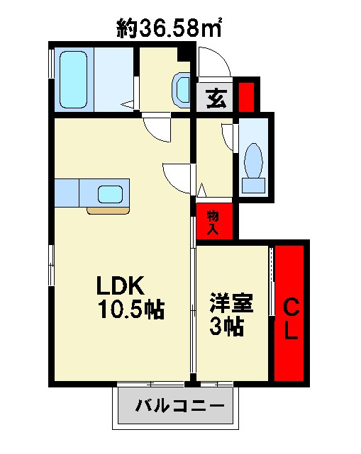 リバーサイドすみのえ  間取り