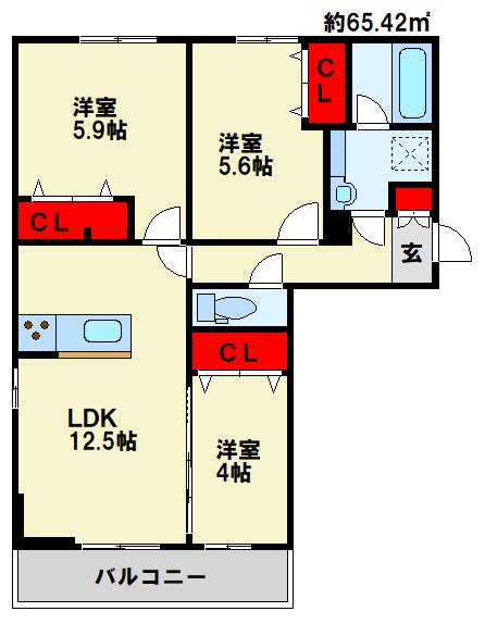アークパルシモン 間取り