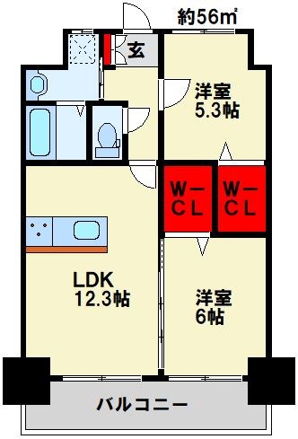 THE SQUARE Platinum Residence 間取り