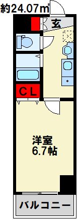 福岡県北九州市小倉北区馬借１丁目 間取り