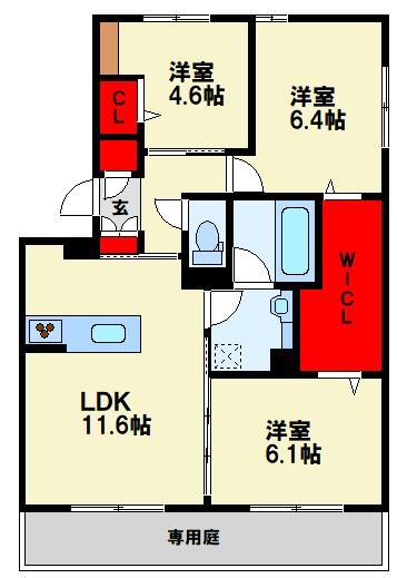 D-ROOM鷹の巣 間取り