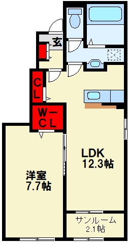 プリマベーラ  間取り