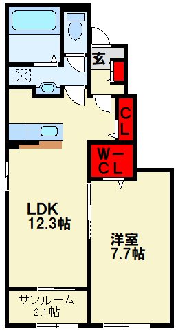 プリマベーラ  間取り