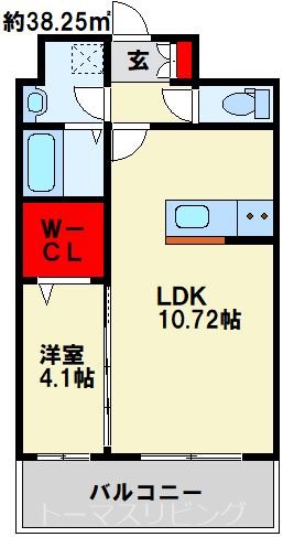 SOLUNA南小倉駅前Ⅰ 間取り