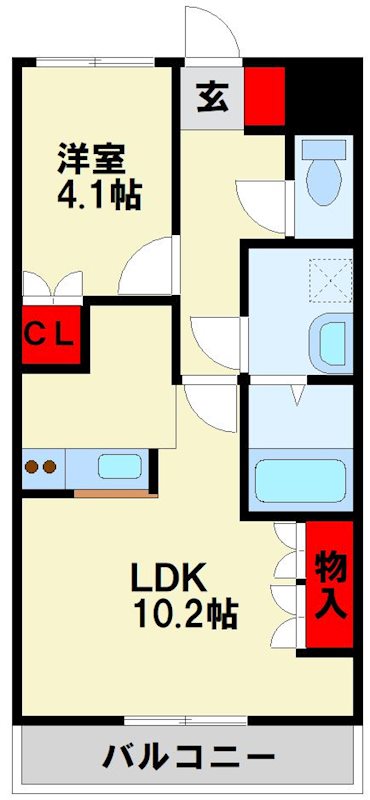 メイプル館  間取り