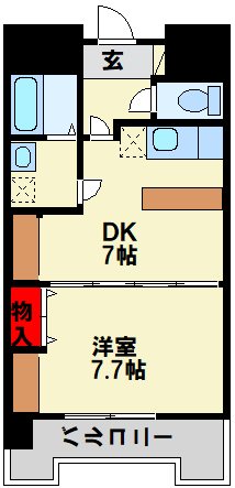 シャルマンエルディオⅡ 間取り