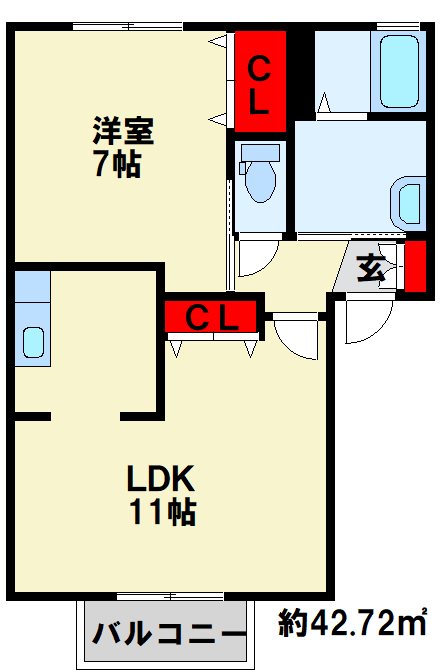 グリーンヒルⅡ 間取り
