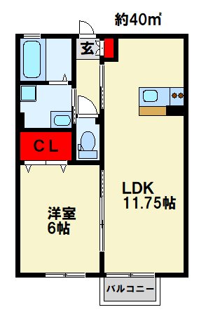 オーク上富野 間取り