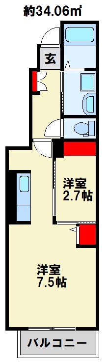 シエロ.ガーデン.ツダ　A棟  間取り