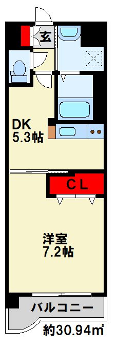 エス・テイト守恒 間取り