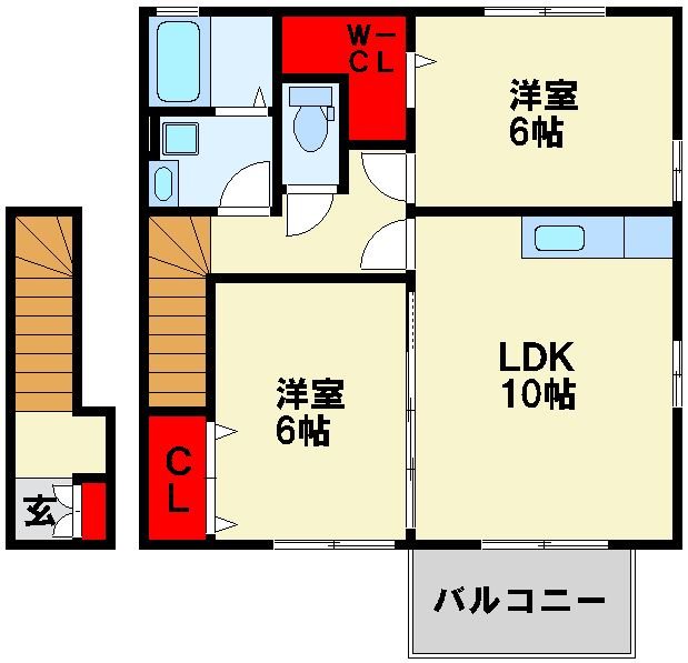 アルタヴィラ上津役  間取り