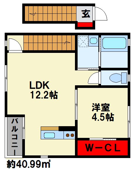 クレイン上葛原 間取り