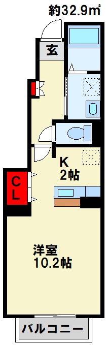 サンレミ葛原 A棟  間取り