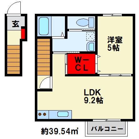 トレゾア中曽根東　B棟 間取り