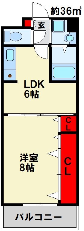 福岡県北九州市八幡西区紅梅１丁目5-2 間取り
