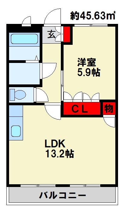 サンビレッジ翔Ⅱ 間取り