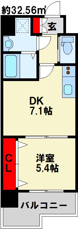 ザ・レジデンス香春口三萩野駅前 間取り