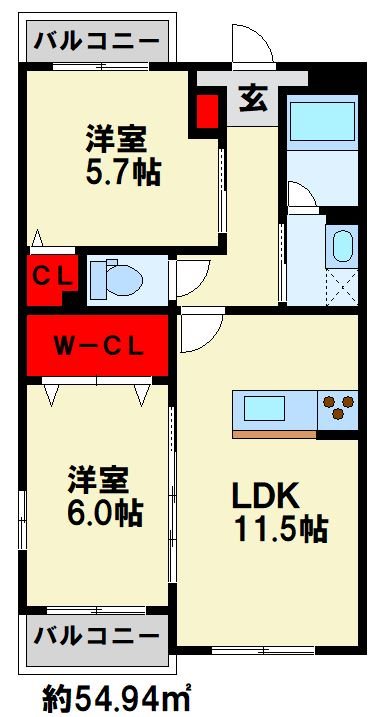 仮）プレステージ行橋泉中央 間取り