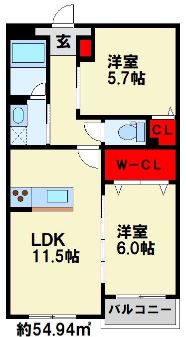 仮）プレステージ行橋泉中央 間取り