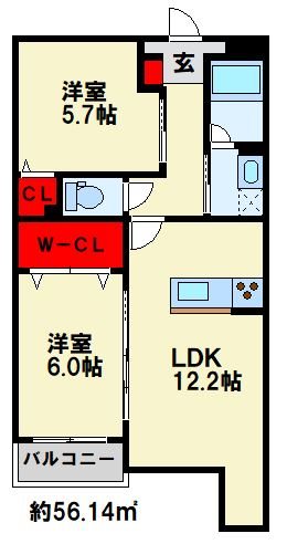 仮）プレステージ行橋泉中央 間取り