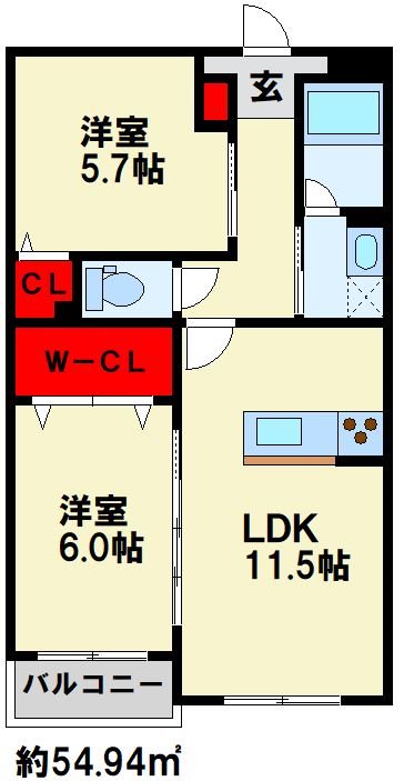 仮）プレステージ行橋泉中央 間取り