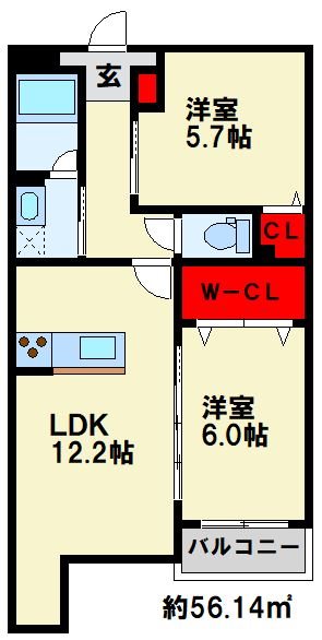 仮）プレステージ行橋泉中央 間取り